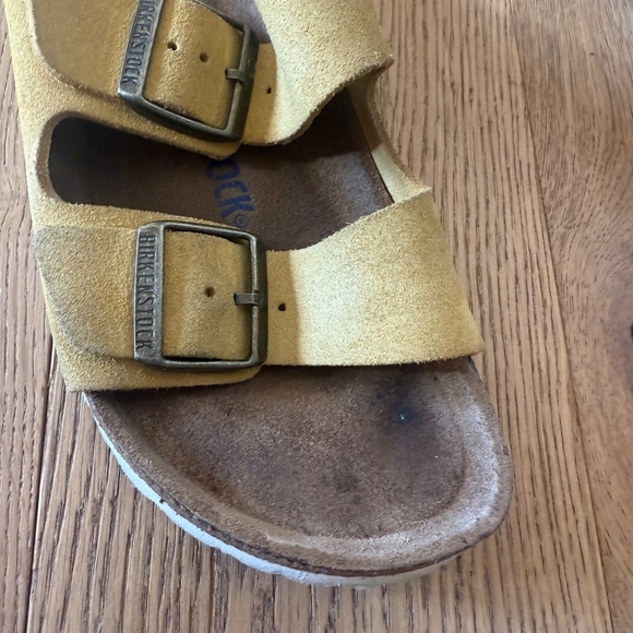 Birkenstock Arizona Soft Footbed in Ochre sandals women’s 8 or 39 - Picture 6 of 8